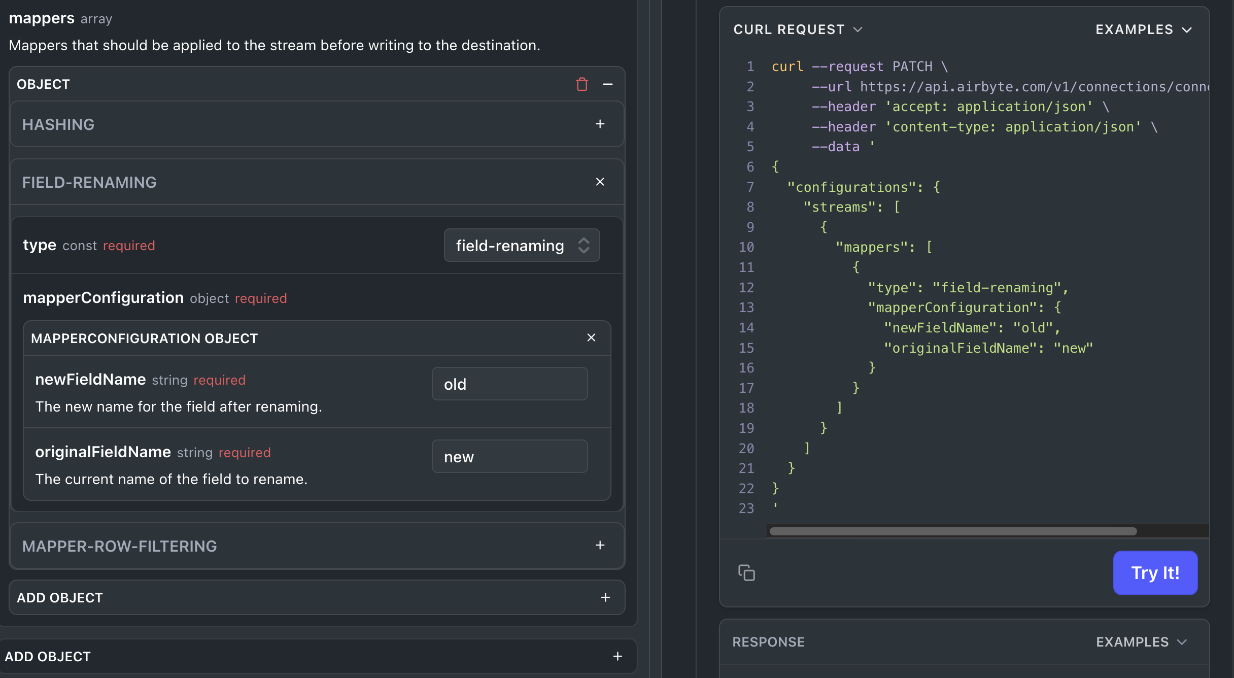 Mappers API Example